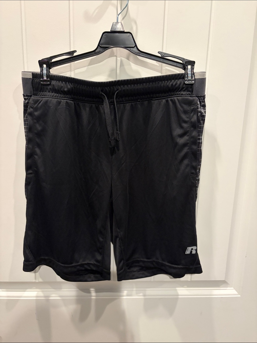 Black boy's Athletic Drawstring Shorts